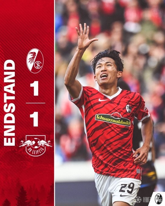 汉诺威主场战平弗莱堡，保持不败