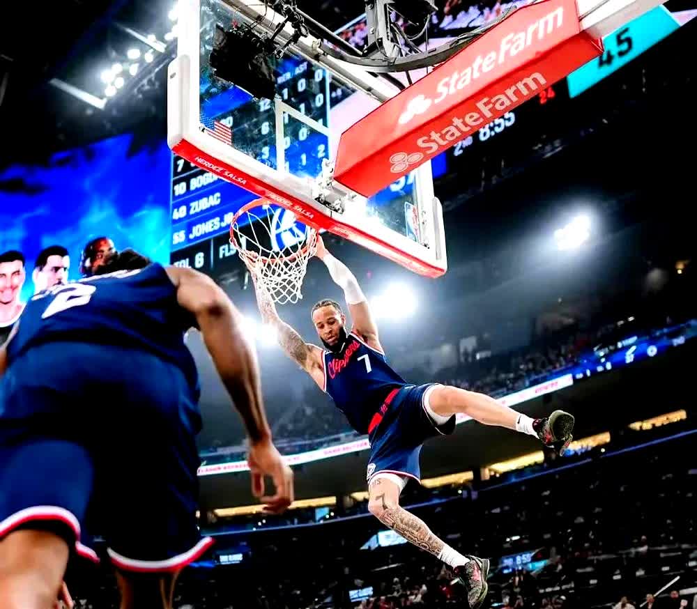 爵士翻盘勇士,西蒙斯送出助攻 爵士翻盘勇士,西蒙斯送出助攻